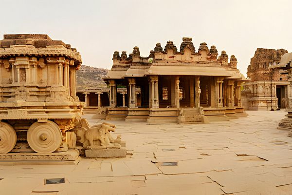 Panorama of Vittala Temple karnataka