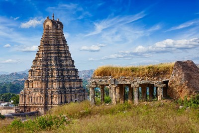 Virupaksha Temple. Hampi, Karnataka, India