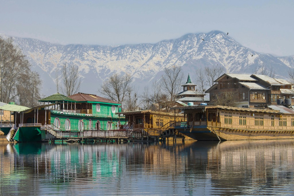 Dal lake houseboats, Kashmir